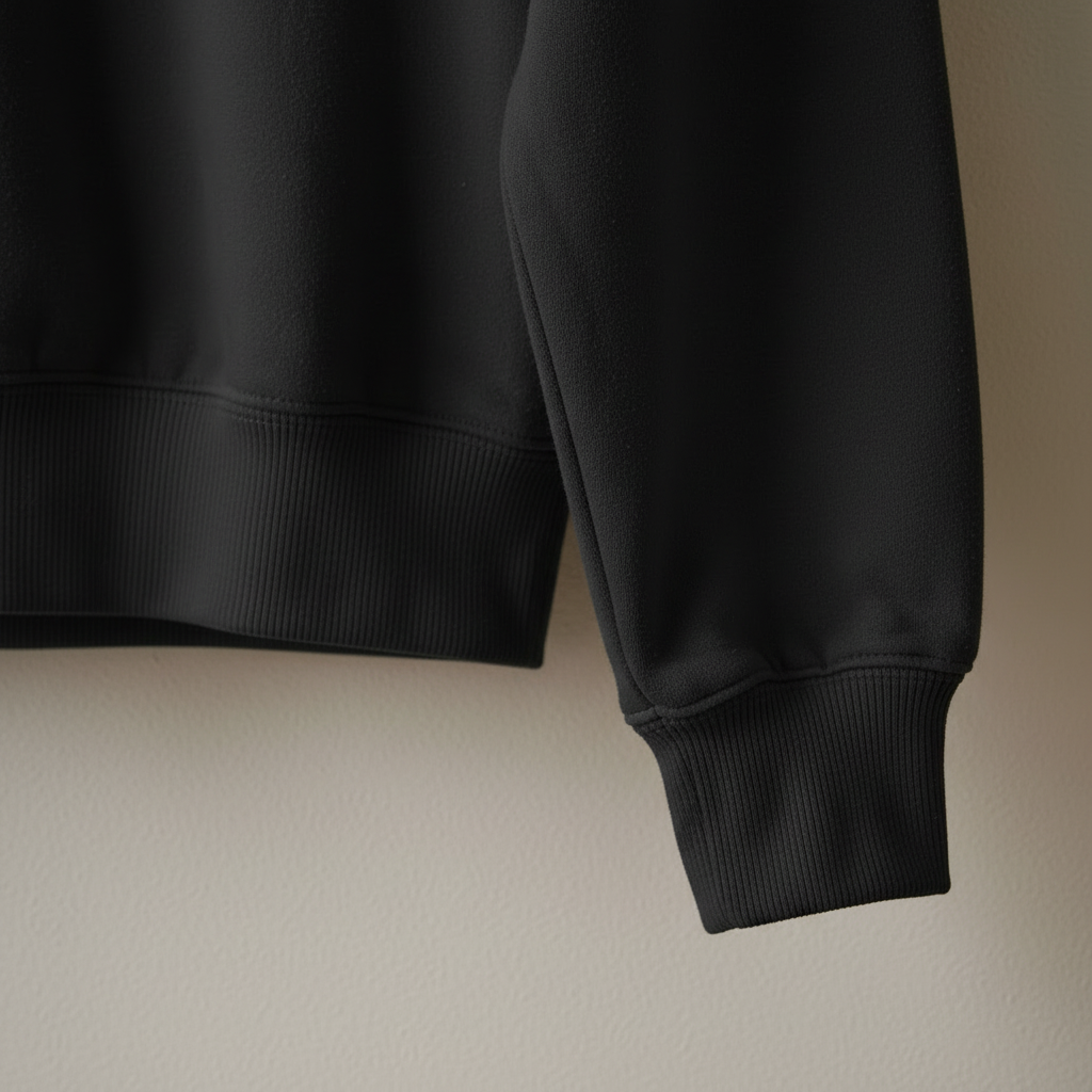Black cuff detail